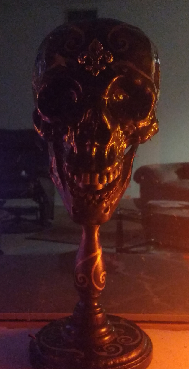 Voodoo Ceremonial Zombie Skull